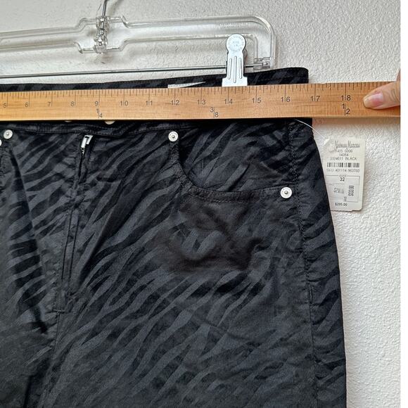 NWT Rag & Bone Nina High-Rise Ankle Skinny Pants Black Zebra 32 - Picture 12 of 14